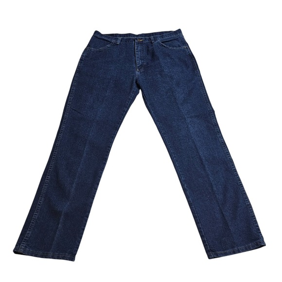 Wrangler‎ Regular Fit Jeans Comfort Superior Authentic Dark Wash 38x32 - Picture 1 of 16